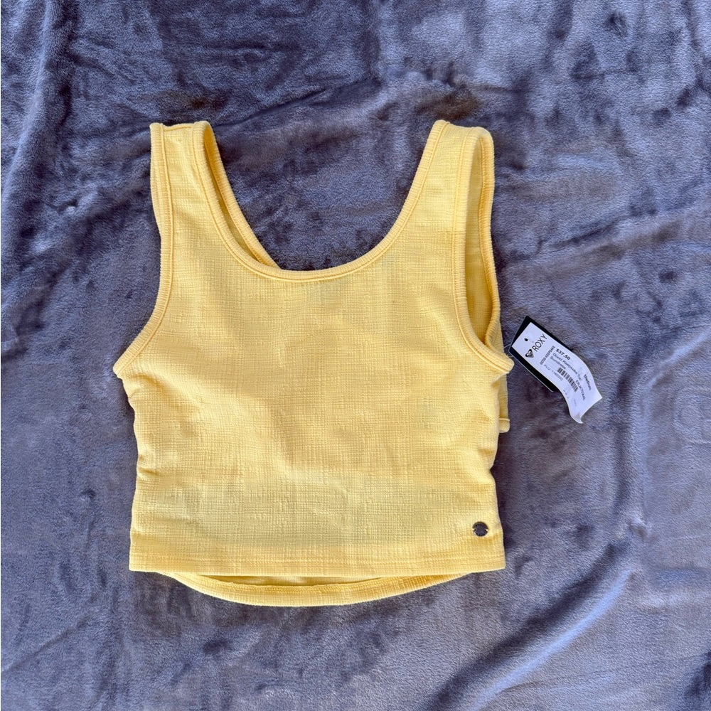 Yellow Sleeveless Women's Top